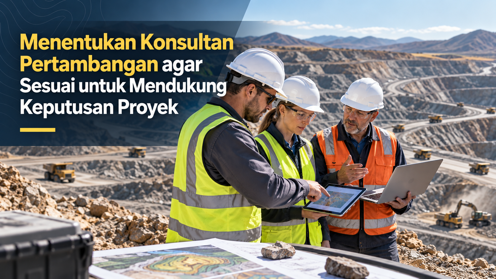 memilih konsultan pertambangan berdasarkan pengalaman dan kebutuhan proyek