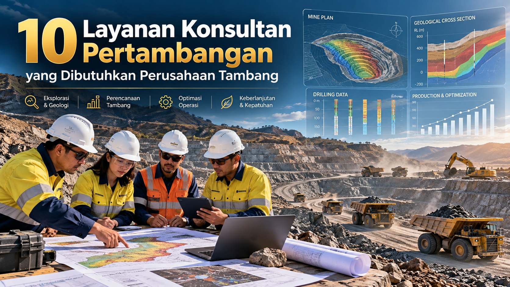 Layanan Konsultan Pertambangan: 10 Pilihan Terbaik untuk Perusahaan Tambang